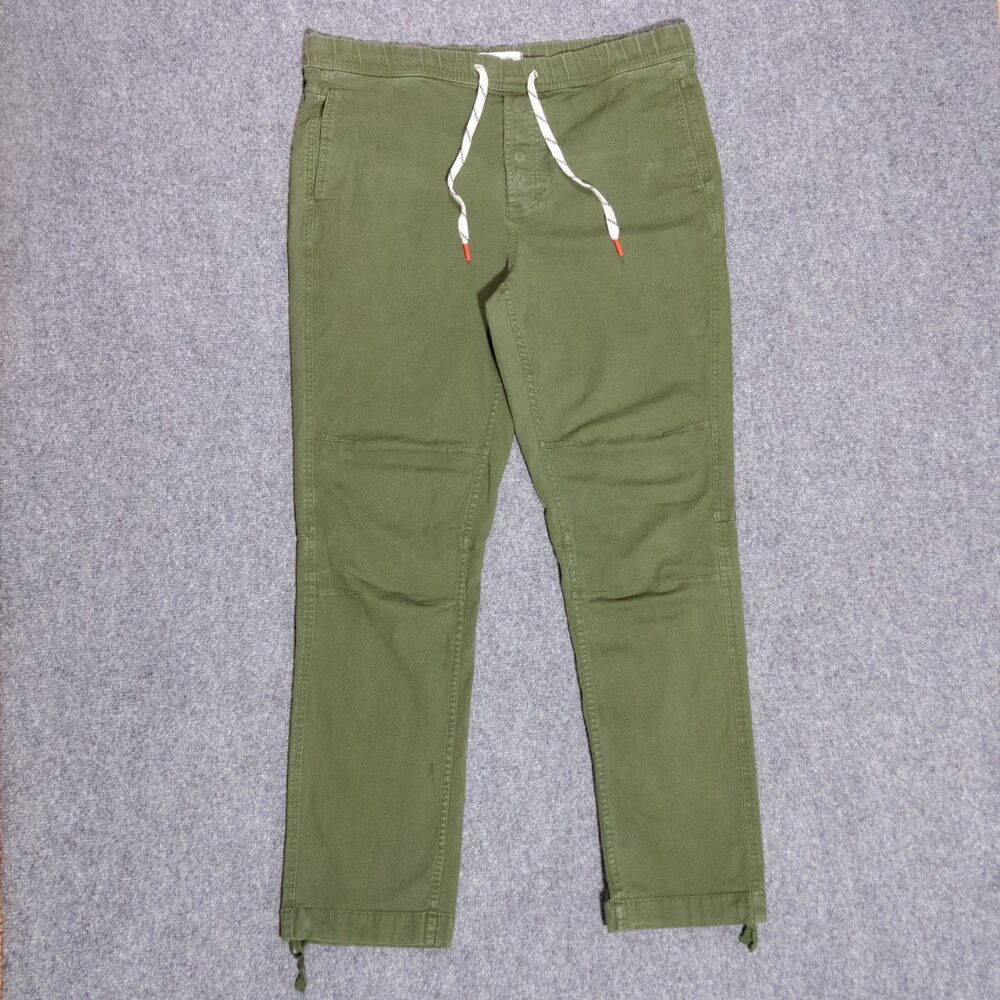 Topo Designs Dirt Pants Women's Medium Green Outdoors Hiking Organic Cotton